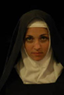 Naomi Flansburg plays St. Therese of Lisieux in The Sacrament of Memory