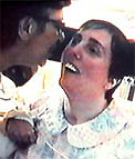 Terri Schiavo, recently responding to her mother's attention.