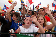 World Youth Day 2002 in Toronto. (Photo Credit: J Trujillo/San Antonio Express/ZUMA Press)