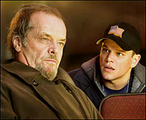 Jack Nicholson and Matt Damon