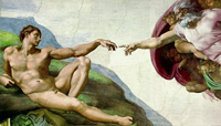 Michelangelo's 'The Creation,' Sistine Chapel, Vatican.