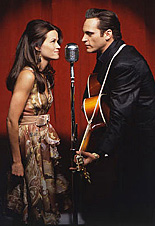 Reese Witherspoon as June Carter and Joaquin Phoenix as Johnny Cash in 'Walk the Line'